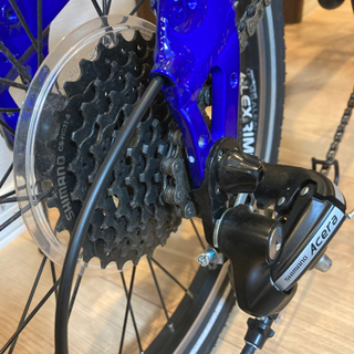 【美車】BD-1 classic カスタム 8速化 チェーンリング大型化 スタンド付き 純正カバー付き birdy 折りたたみ自転車 