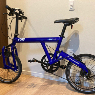 【美車】BD-1 classic カスタム 8速化 チェーンリング大型化 スタンド付き 純正カバー付き birdy 折りたたみ自転車 