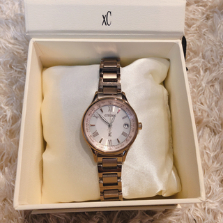 シチズン 北川景子モデル　サクラピンク  電波時計　保証付き！