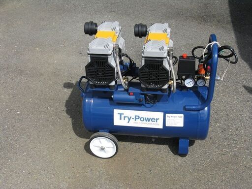 イリイ ２馬力 オイルレスエアーコンプレッサー３９Ｌ TR-303EC