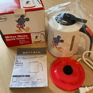 ミッキーマウス電気ケトル1.1L