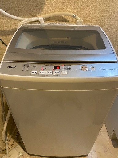 アクア　洗濯機（容量７kg）
