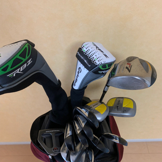 (取引完了)ゴルフクラブセット　バック付き　男性　メンズ　右利き