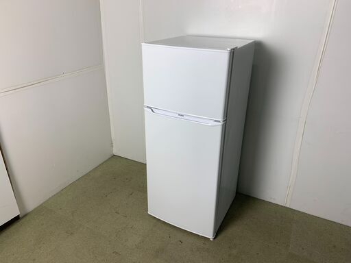 (210904)　２ドア冷凍冷蔵庫　ハイアール（Haier）　2019年製　冷蔵室101L 　冷凍室29L　JR-N130A