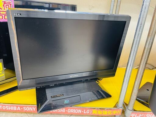 MITSUBISHI(三菱) Blu-rayﾚｺｰﾀﾞｰ内蔵22型液晶テレビ ★定価￥48,800 ★2011年 LCD-22BLR55