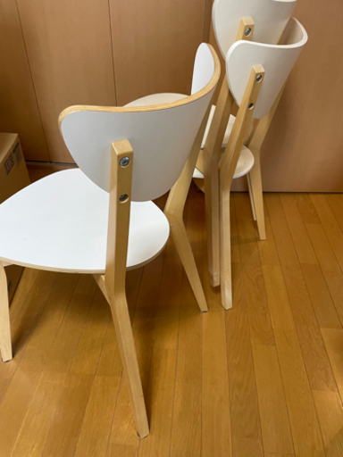 IKEA 椅子 3脚 ikeaナチュラルウッド ダイニングチェア 3脚セット