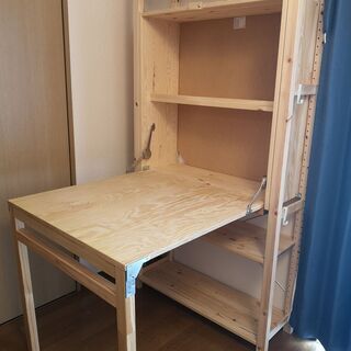 IKEA IVAR 折り畳みテーブル付き　棚