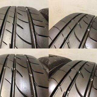 【BS Playz PX-C 175/65R14】夏タイヤ【BS PREO プレオ 14インチ 5.5J4HPCD100+45】2016年製 フィット キューブ等　(TF576) クレジットカード QR決済可能