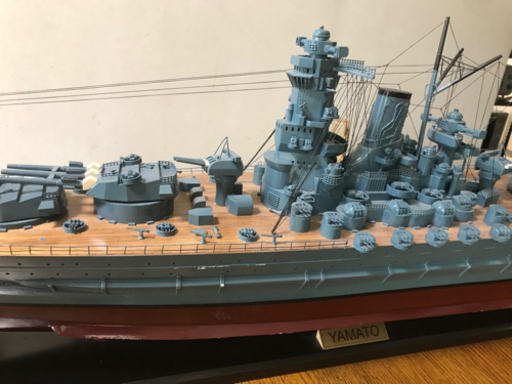 大型木製精密模型　戦艦大和　購入ご希望の方は予めご連絡ください 大型木製模型 戦艦大和