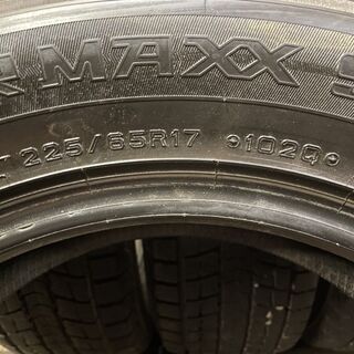 DUNLOP WINTER MAXX SJ8 225/65R17 17インチ スタッドレス 4本 2017年 