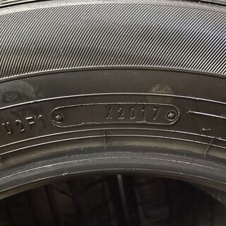 DUNLOP ENASAVE EC300 215/60R16 16インチ 夏タイヤ 4本 2017年製 バリ溝 エスティマ オデッセイ ヴェゼル等　(MTB128) クレジットカード QR決済可能
