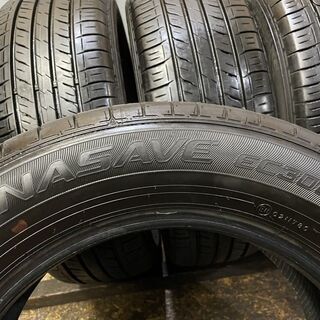 DUNLOP ENASAVE EC300 215/60R16 16インチ 夏タイヤ 4本 2017年製 バリ溝 エスティマ オデッセイ ヴェゼル等　(MTB128) クレジットカード QR決済可能