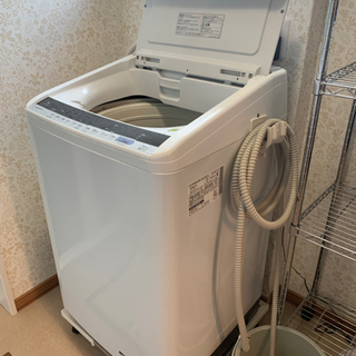全自動洗濯機　BW-V80C(W)日立ビートウォッシュ8kg 2...