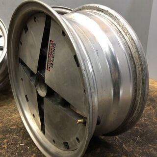 HOSHINO RACING IMPUL 旧車 14in 6.5J PCD114.3 OFF+11 1本 [Y284] 希少!! 旧車に 当時物 ホシノレーシング インパル IMPUL 14インチ 6.5