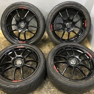 FEDERAL 595 RS-RR 215/40ZR17】夏タイヤ【ENKEI PF01 エンケイ 17 