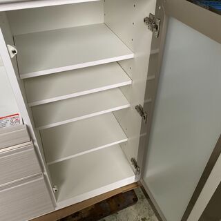 ニトリ キッチンカウンター レンジボード ポスティア90 中古良品】 - 収納家具