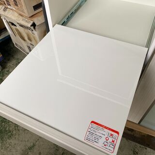 【ニトリ　キッチンカウンター　レンジボード　ポスティア90　中古良品】