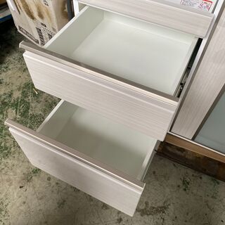 【ニトリ　キッチンカウンター　レンジボード　ポスティア90　中古良品】