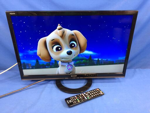 【動作保証60日間あり】SHARP AQUOS 2017年 LC-24K40 24V型 液晶テレビ【管理KRT174】