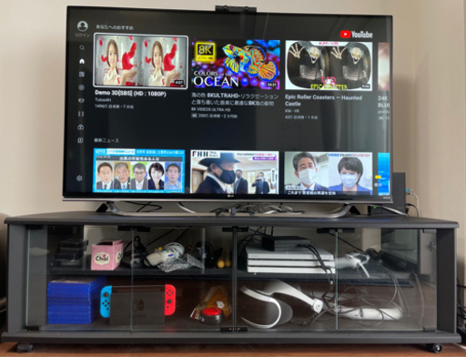 9/20まで値下げ中❗️LG4K液晶55型テレビテレビ台セット