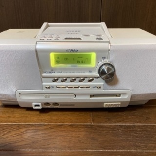 【ネット決済】ポータブルステレオ　CDデッキ　MD/USB/ラジオ