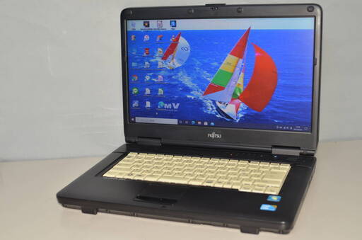 中古良品 最新Windows10+office 富士通 A550/A i3-350M/HDD320GB/メモリー4GB/15.6インチ/DVDマルチ/便利なソフト多数