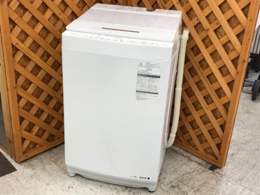 【愛品館江戸川店】「保証有り」TOSHIBA東芝　8.0kg　全自動洗濯機 「AW-8D5」 （2017年製）ID:142-029665-007　配送可　1,100円～