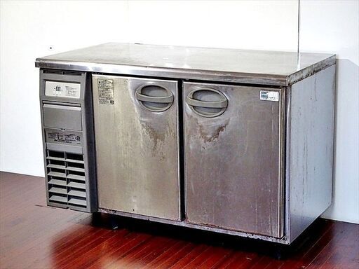 山口)下松市より　フクシマガリレイ(福島工業) コールドテーブル 冷蔵庫 YRC-120RE-F(改) 冷蔵241L 単相100V 幅120cm 2011年製　BIZHJ02H