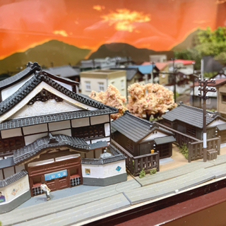 昭和の鉄道模型をつくる」ジオラマ完成品