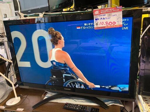 ☆中古 激安！！ ￥10,800！！＜お買い得！＞TOSHIBA  東芝　37インチ液晶テレビ　2011年製　37Z2型　【BBI030】
