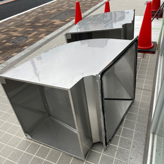 ステンレス　防火ダンパー付き　ウェザーカバー　600角