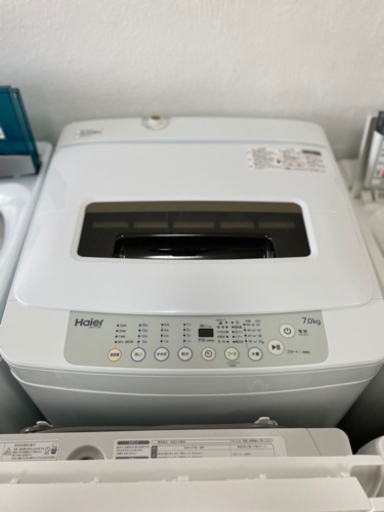 送料・設置込み　洗濯機　7kg Haier 2016年