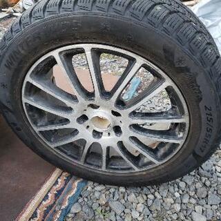 215/55R17 スパイクタイヤ　ホイール付き