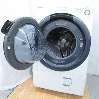 店舗お渡し限定】SHARP (シャープ) ※輸送用ボルト欠品※ドラム式洗濯