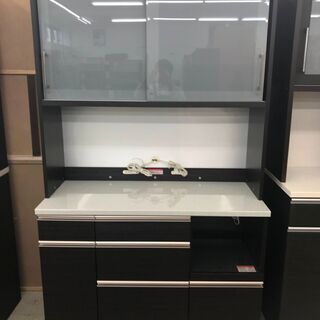 無印良品（ムジルシリョウヒン）レンジボード ガラス扉付き 