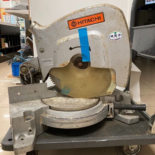 【中古】【動作OK】HITACHI　ヒタチ　卓上丸ノコ　C15FB　6930円（税込）