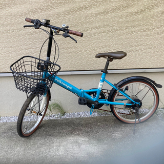 【ネット決済】【追記あり】フォルクスワーゲン　折り畳み自転車　ブルー