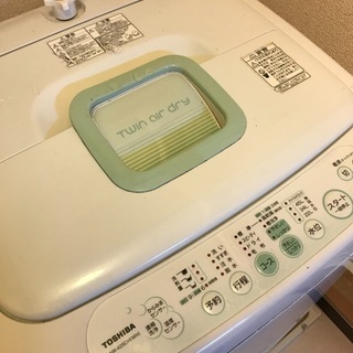 洗濯機　　TOSHIBA AW-42SCHホワイト