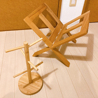 【各200円】IKEA マグスタンド, 無印良品 マガジンラック