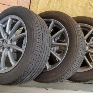 値下げ!　215/55R17　ホンダ　オデッセイアブソルート　純正17インチ　ステップワゴンに流用可能