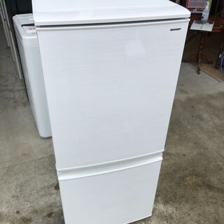 動作保証60日間あり】SHARP 2018年 SJ-D14D 137L 2ドア冷凍冷蔵庫 