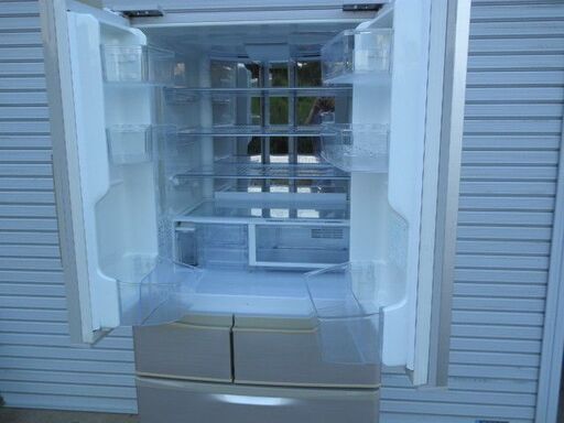 シャープ冷凍冷蔵庫 SJ-XF47X６ドア左右両開き２０１３年 自動製氷付き 無料配送（つくば市から２０キロまで）