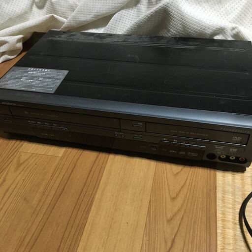 DVD プレイヤー デッキ VHS 再生確認済み DXアンテナ DXR160V 再生のみ確認済み 本体、B-CASカードのみ 一体型 DVDレコーダー