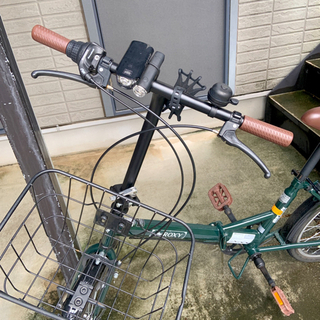 引き渡し者決定！ROXYカゴ付き折りたたみ自転車20