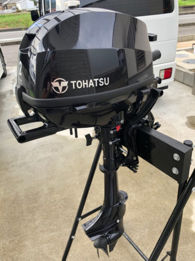 TOHATSU船外機　ボートは売れました。