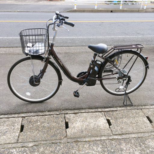電動アシスト自転車✨26インチ　ブラウン✨6段階変速ギア付き✨中古品(2021年5月購入品)✨未使用に近いキレイな状態✨