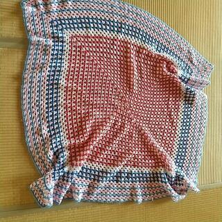 手編み　毛糸　クロス