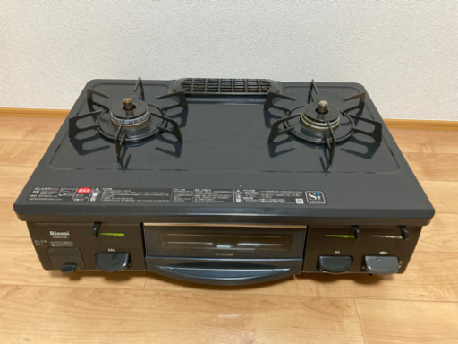 リンナイ ガステーブル 水有り片面焼グリル(プロパンガス用)　KGE61BL