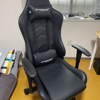【引き取り限定】GTRACING チェアオットマン付きGT901BLACK GT901-BLACK Gaming Chair with Footrest | GTRACING