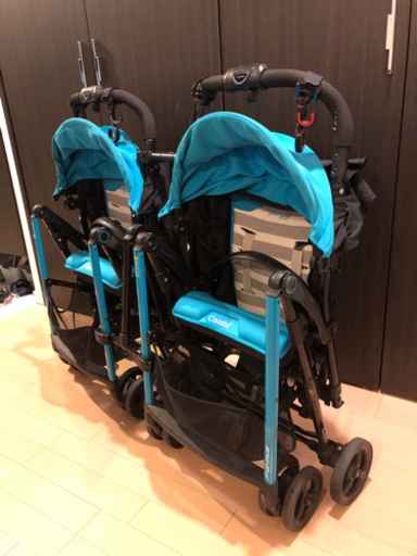 コンビF2plus 双子用ベビーカー ジョイント